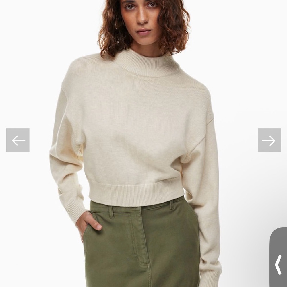 Aritzia - Wilfred - Harper Sweater - Cream  - Size S